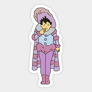 Little Nemo in Costume (Purple and Blue) Sticker